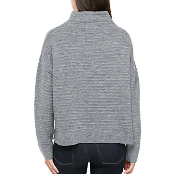 Madison Gray Mockneck Ottoman Sweater Size M L XL - Picture 2 of 11